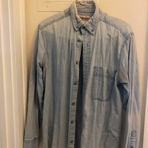 Light Denim button down shirt